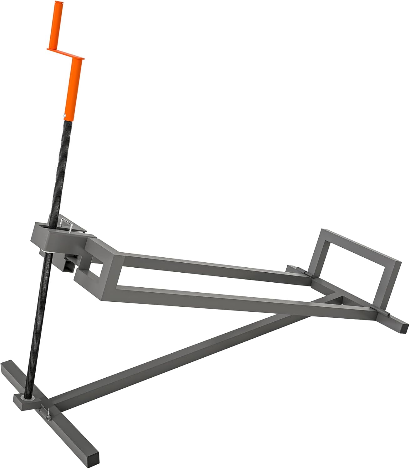 Lawn Mower Lift Jack for 41" Ride on Lawn Mowers & Garden Tractors,880Lbs Foldable Riding Lawn Tractor Lift Telescopic Maintenance Jack Lift Platform with Manual and Power Tool Handles(Grey)