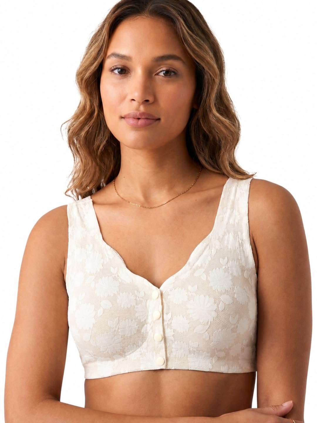 parkha Beige Maternity Button Bra-picture-6