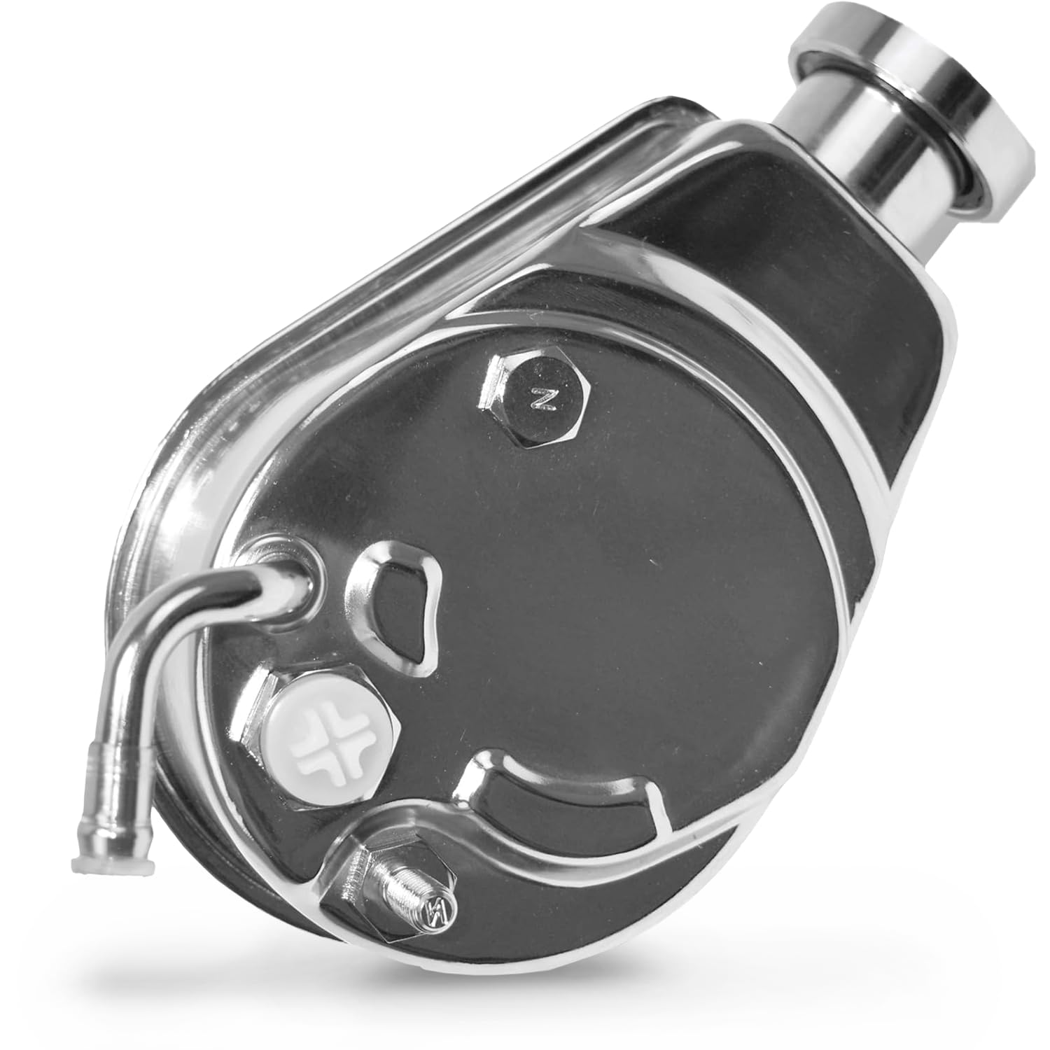 Power Steering Pump Saginaw P Series 5/8" Keyway Pulley Shaft - Compatible with GM Vehicles GMC Chevrolet Chevy Buick Oldsmobile Pontiac Chrome