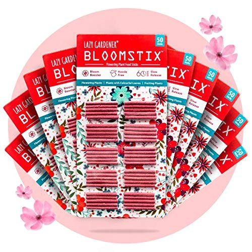 Lazy Gardener Plant Fertilizer Sticks, BloomStix for All Flowering