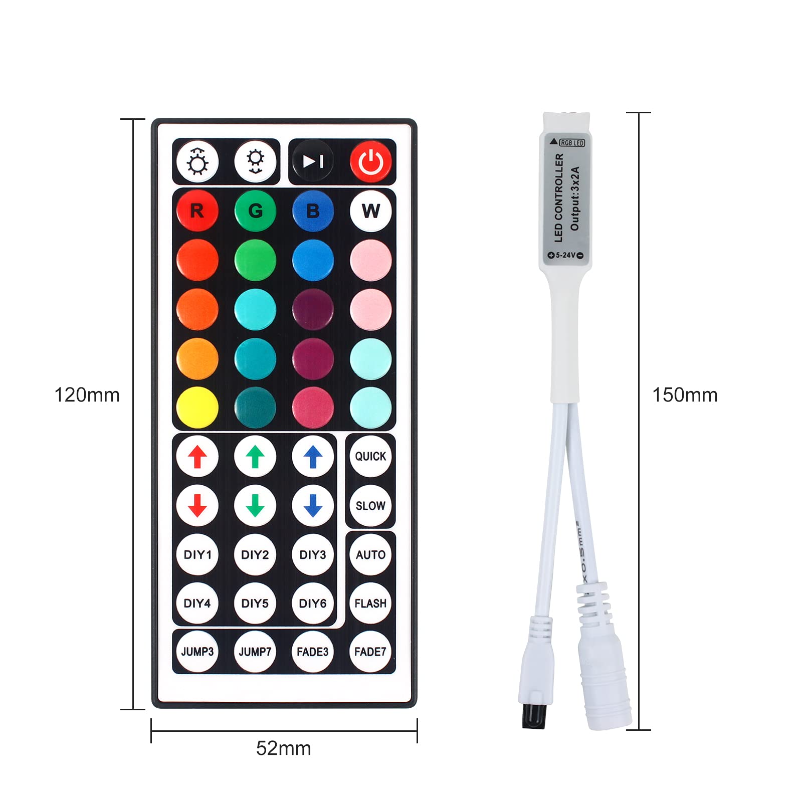 Striscie A LED RGB 12V Con Telecomando Alta Luminosit&agrave; Amazon Prezzi