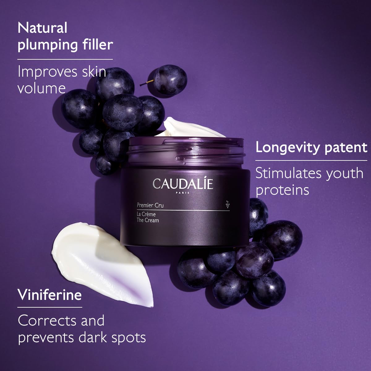 Caudalie Premier Cru The Cream I Skin Tightening Cream For Face - 50 mL, 50 ml (Pack of 1) - Image 4