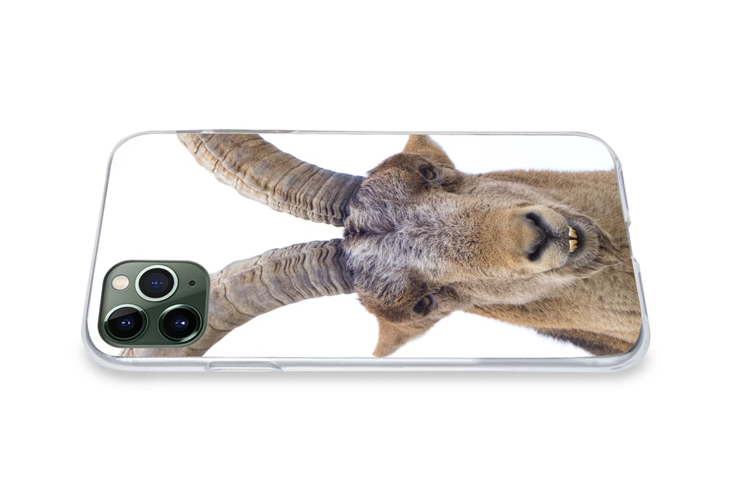 MuchoWow Funda para iPhone 11 Pro - Capricornio - Animales - Hoorn - Funda de Silicona/Funda Blanda para teléfono móvil