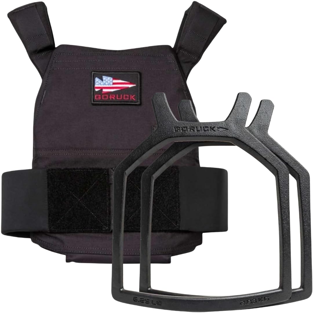 GORUCK Rucking Weight Vest and 6 25LB Curved Ruck Plate