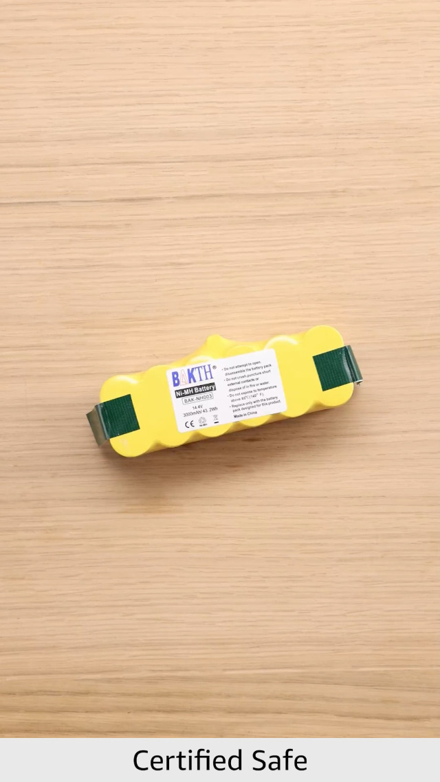 Amazon.com: BAKTH 14.4V 3000mAh NI-MH Battery for iRobot