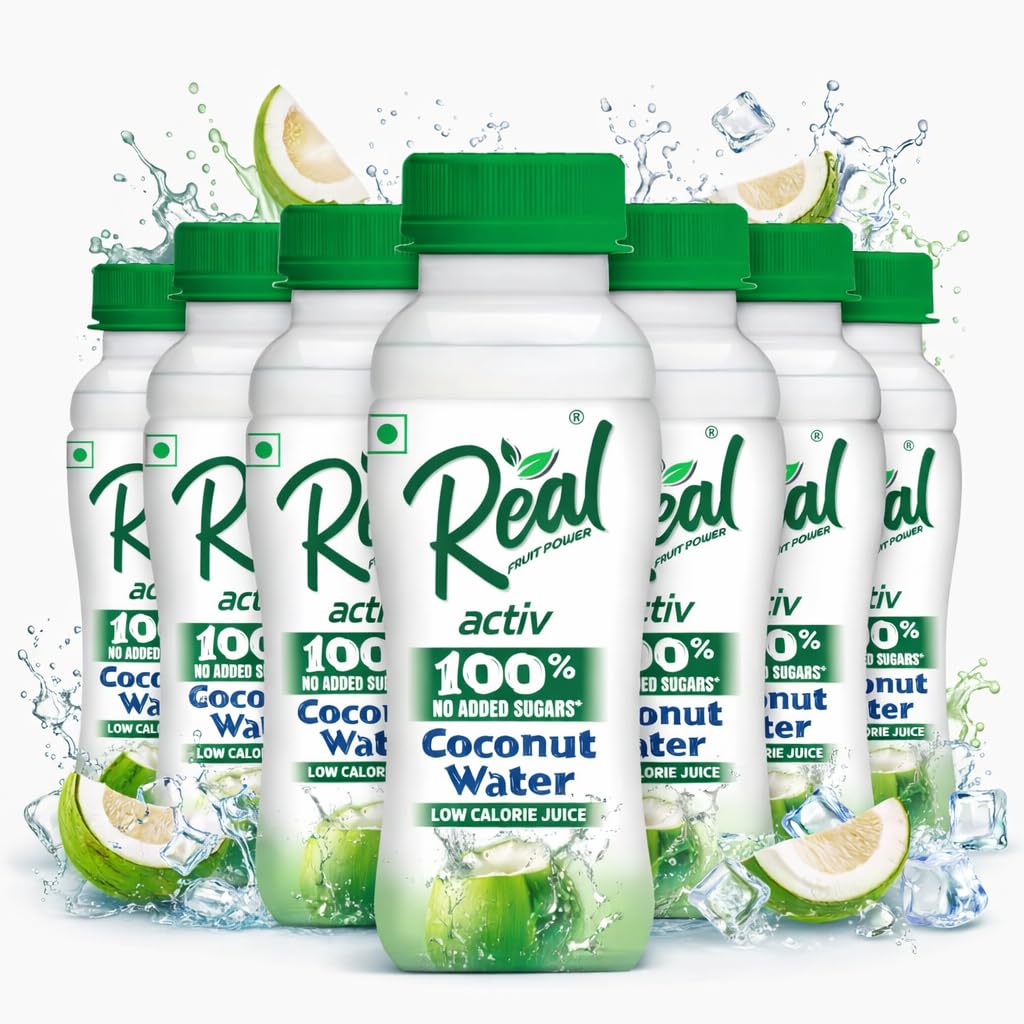 Real Activ Coconut Water (Pack of 6, 200ml Each) | Hydrating & Refreshing Drink with Coconut Flavour | Good for Skin Health-image-23