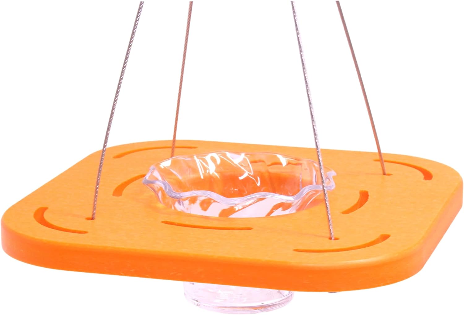 AmishToyBox.com Oriole Bird Feeder, Porch Jelly-Cup Oriole Feeder (Blue)