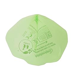 UNNI Compostable Trash Bags, 8 Gallon / 30 Liter, 200 Count Value Pack, Extra Thick 0.85 mil Medium Kitchen Food Scrap Bin Liners, BPI, CMA & OK compost HOME Certified (Meets ASTM D6400)