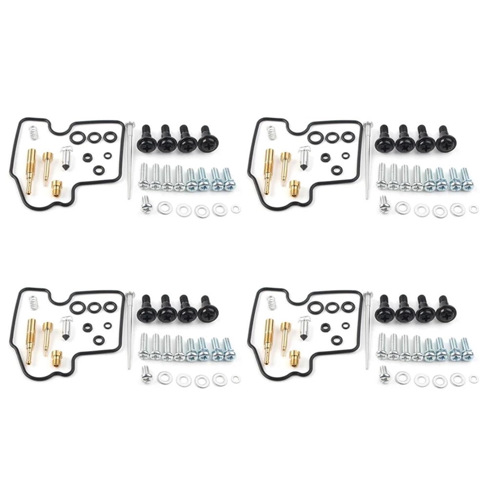Lot De 4 Kits Réparation Carburateur Moto Pour Kawasaki ZX900 Pour Ninja ZX9R 2000-2001 Pièces Rechange