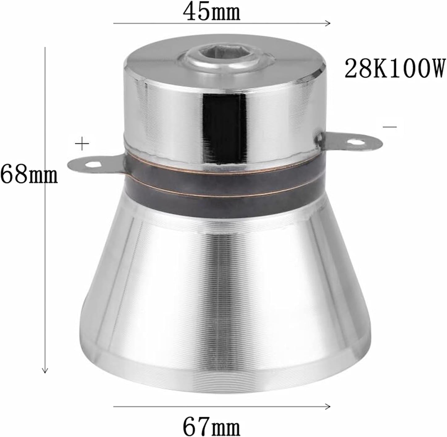 Ultra Cleaning Transducer 100w/28khz Ultra Cleaning Transducer for Ultra Cleaner Ultra Immersible for Cleaning Eyeglasses Ring Watches