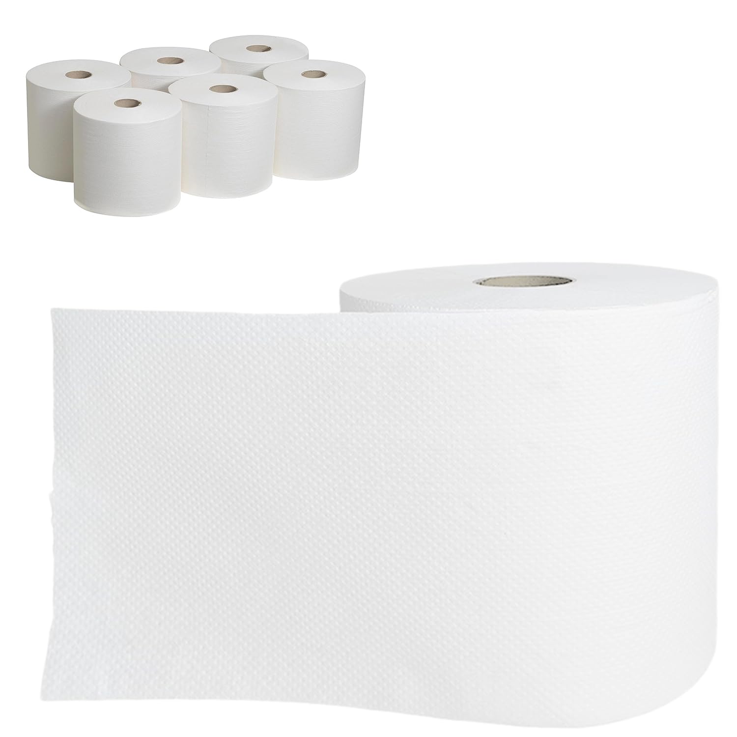 Essuie Tout Gros Rouleau, Bobine Essuie Main, Rouleau Papier Essuie Tout Industriel, Sopalin Par | 450 Feuilles | 2 Plis | (Lot de 6)