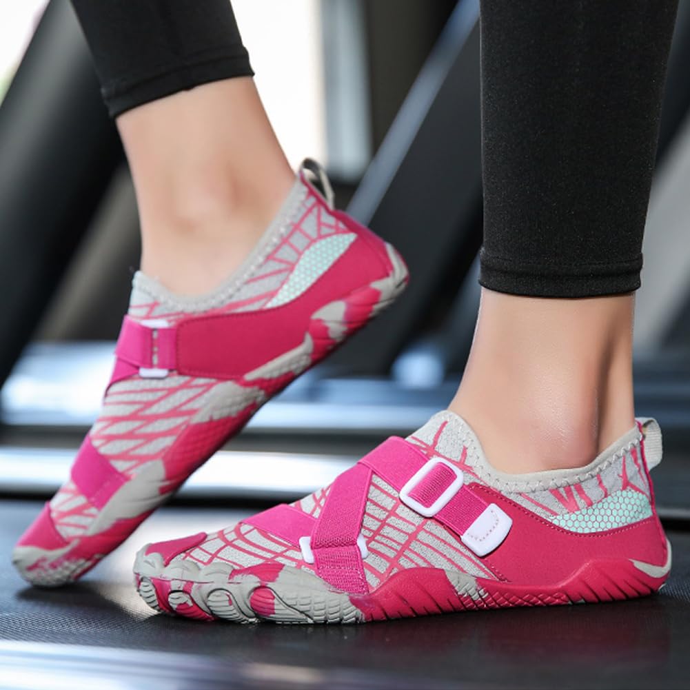 Zapatos de Agua para Mujer Hombre, Zapatos Playa Natación con Tiras Cruzadas, Acuáticos Secado Rápido para Surf, Running, Senderismo, Conducción
