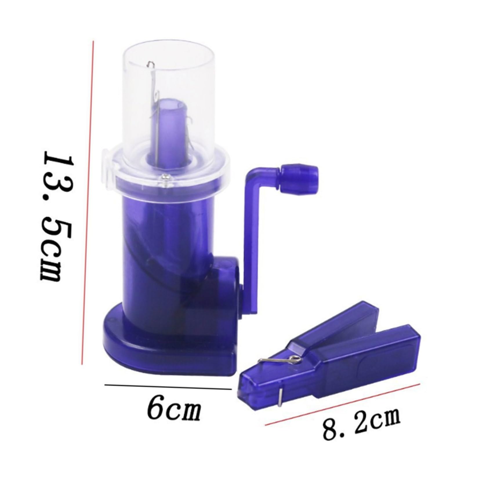 OSALADI Mini DIY Hand-cranked Rope Braiding Machine i Cord Knitter String Ball Winder Perfect for Beginners Random Color