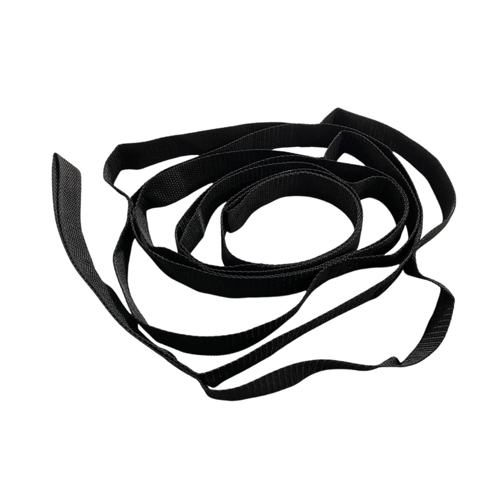 Stretch Strap with Loops Multi Loop Yoga Strap for Dance Fitness Working Out Black-image-5