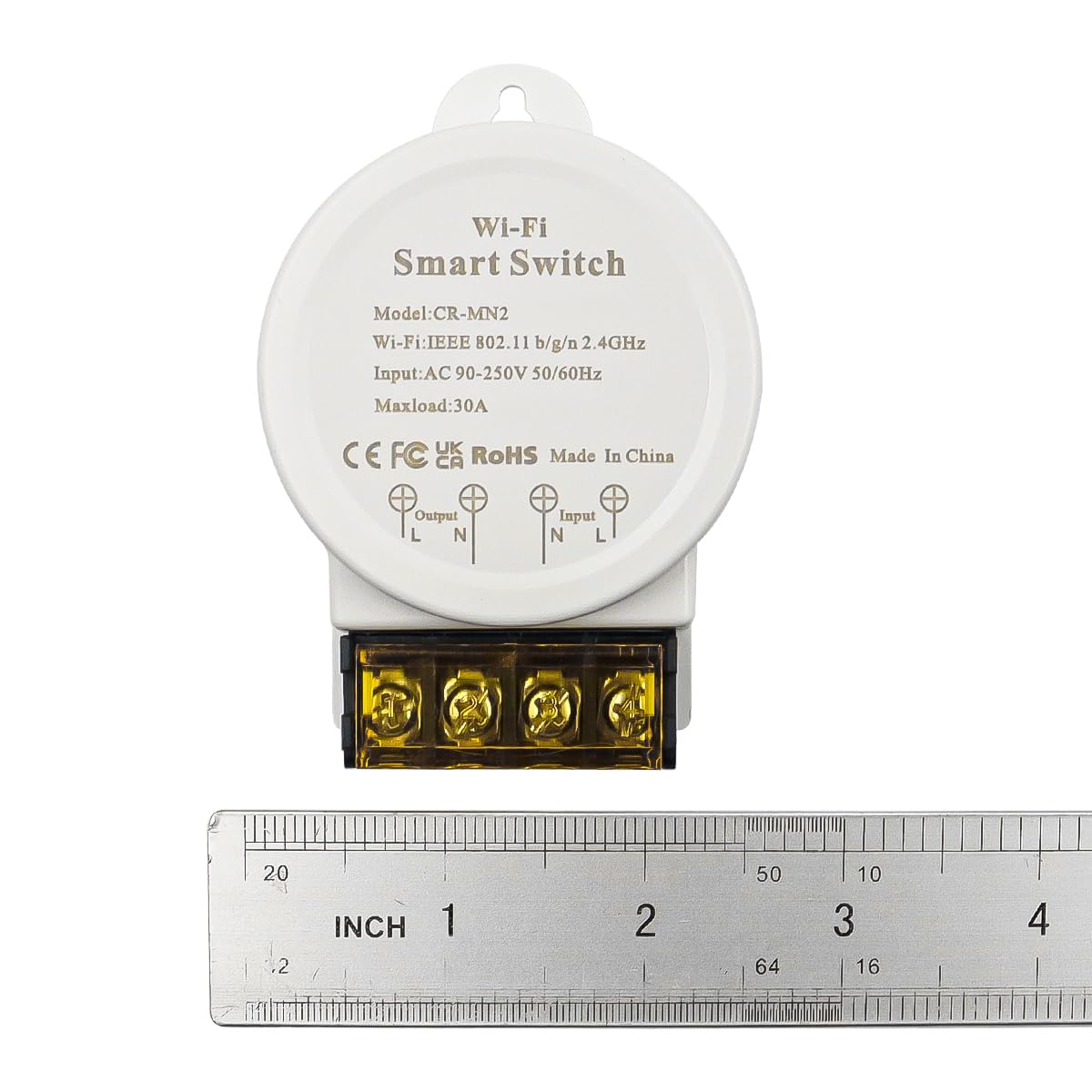 DollaTek Relè Wifi 30A Smart Switch con monitoraggio energetico Temporizzazione del telecomando Compatibile con Echo e Home Smart Life Tuya