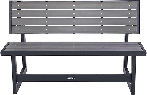 Miniatura 4 de LIFETIME 60253 Banco convertible para exteriores, 55 pulgadas, gris puerto