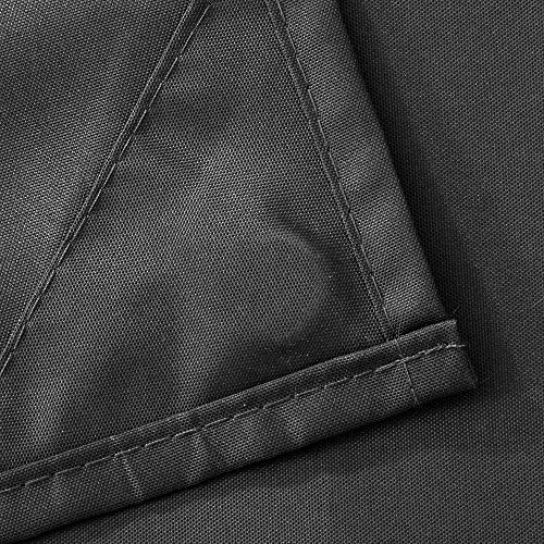 Image of N&Y HOME Fabric Shower Curtain or Liner Extra Long 72 x 84 Inches - Washable Hotel Quality Cloth Shower Curtain for Bathroom - Graphite Gray, 72x84