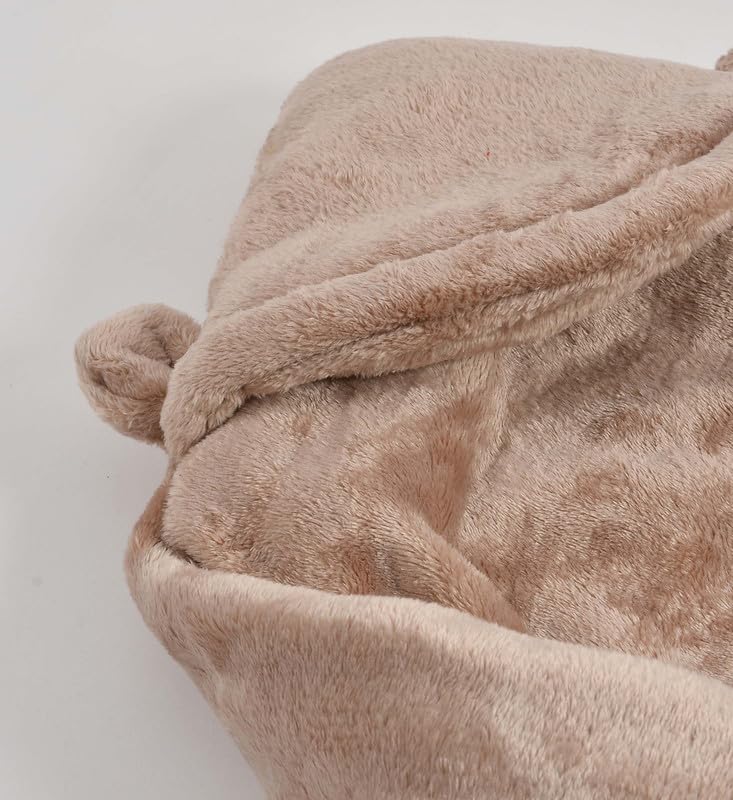 Image of Florida All Season Hooded Baby Blanket Swaddler Wrapper Flannel Soft and Comfortable for New Born Babies