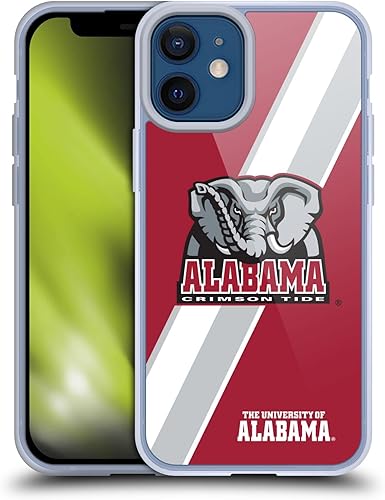 Miniatura 185 de Head Case Designs Funda de gel con logotipo oficial de la Universidad de Alabama UA [protección de grado militar] compatible con Apple iPhone 11