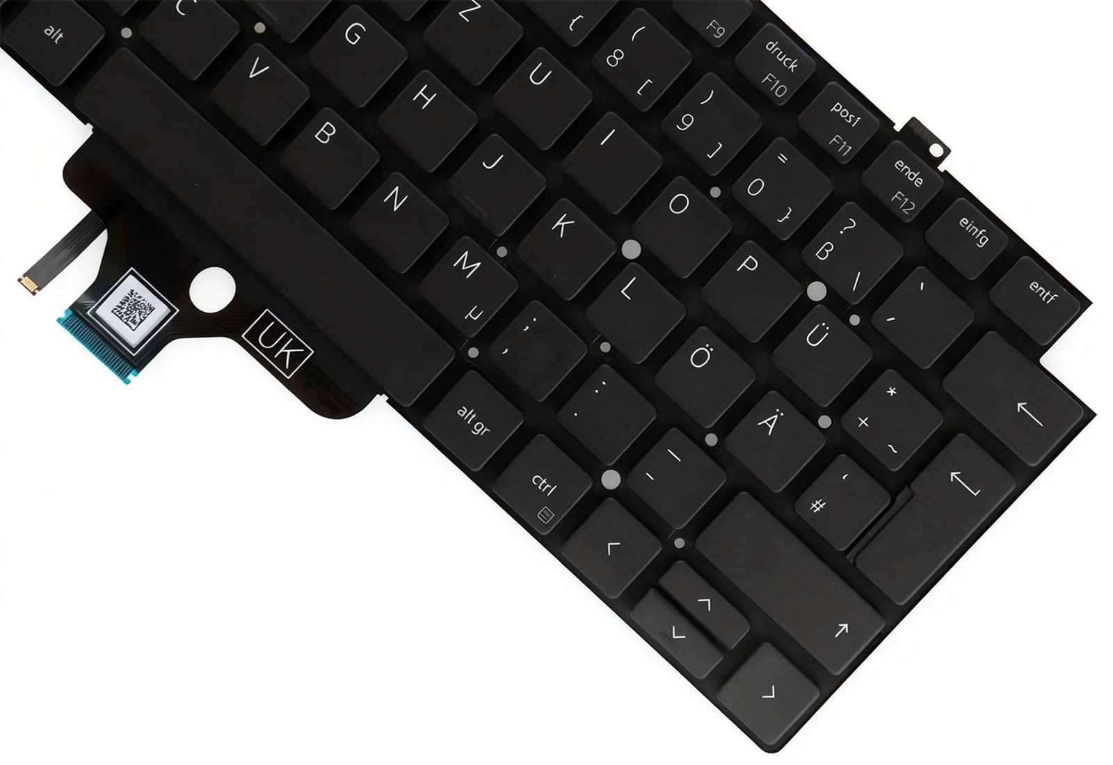 LeFix Original Deutsch Tastatur mit Hintergrundbeleuchtung für Dell Latitude 5320, 5330, 7320, 7330 -DPN:05X40C