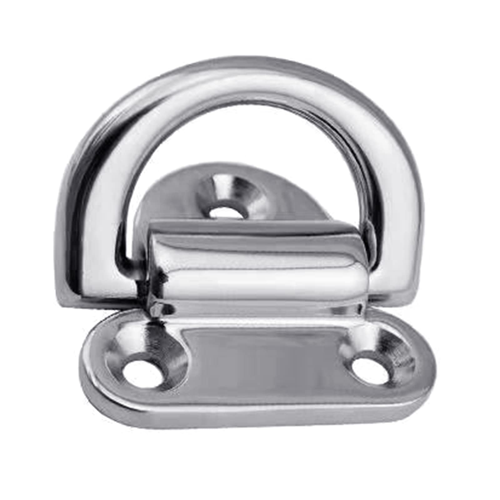 Maxtonser D Deck Folding Pad Eye Lashing Tie Down Cleat Heavy duty Tie 6mm / 8mm / 10mm for Yacht Motorboat Marine Trailer
