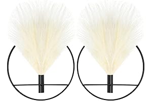 LBLVATOR Elegant Black Boho Wall Decor with Faux Pampas Grass