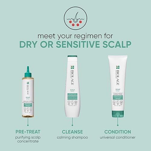Miniatura 6 de Biolage Champú calmante Scalp Sync  Calma e hidrata el cuero cabelludo seco o irritado  Sin parabenos ni silicona  Para control de sensibilidad