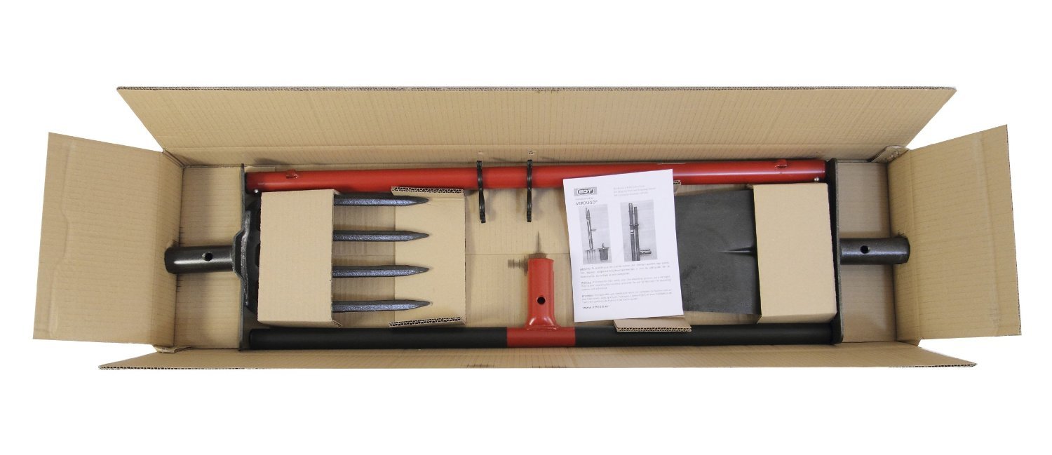 EDT tools, horca y palote cavador (Rojo)