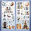 Ccinee halloween window stickers 10 sheets window clings decals for party decoration indoor outdoor home decor  urban country home decor