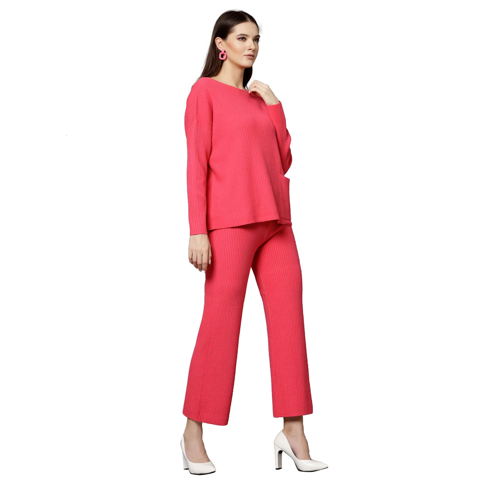 mafadeny fashion for her Mafadeny Women Winter Wear Green Stylish Co-Ords Set-picture-12