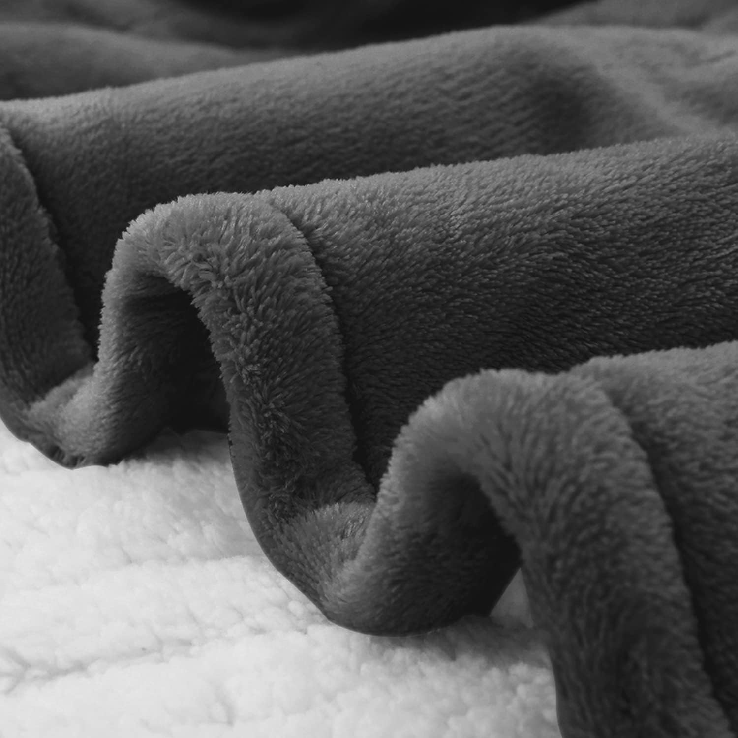 review CURVIG Heated Blanket Twin Grey Electric Throw with 10 Heat Settings/Safety 10 Hours Auto-Off Dual Controllers 62