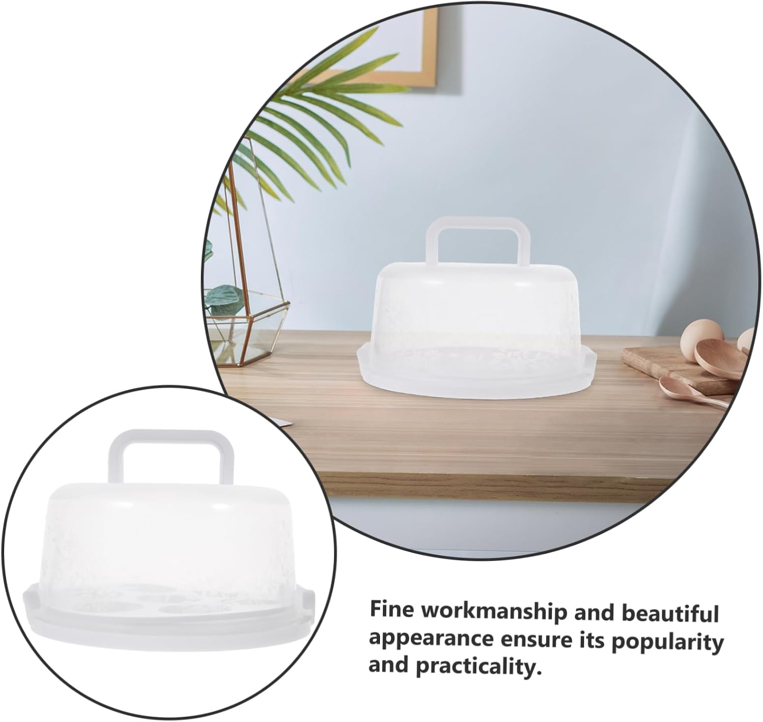 Portable Cupcake Storage Box Transparent Cake Carrier Reusable Tart Holder for Muffins Cookies and Desserts for Friends and Family