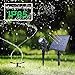 APONUO Metal Solar Spot Lights Outdoor with 9.8ft Cable Solar Powered Landscape Lighting Low Voltage IP65 Waterproof Auto On/Off for Outside Garden Yard Landscape Pathway Garage-Warm White(2-in-1)