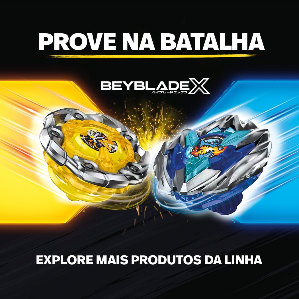 Beyblade X, Pião, Arrow Wizard 4-80B - Conjunto de Brinquedo Tipo