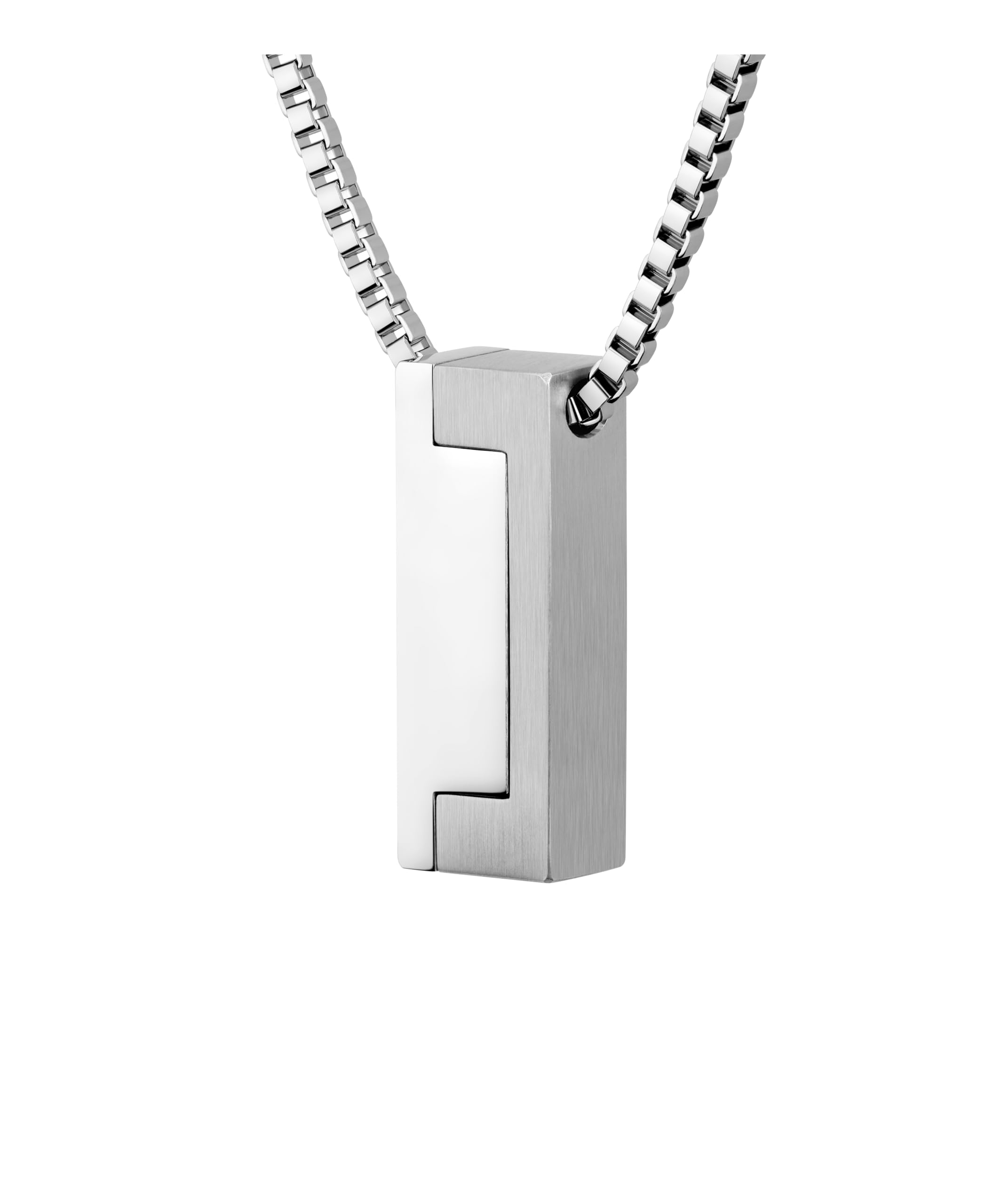BOSS Jewelry Gliederarmband oder Halskette mit Anhänger für Herren Kollektion CANDOR JEWELRY aus Edelstahl – Erhältlich in Silber, Gold oder Schwarz