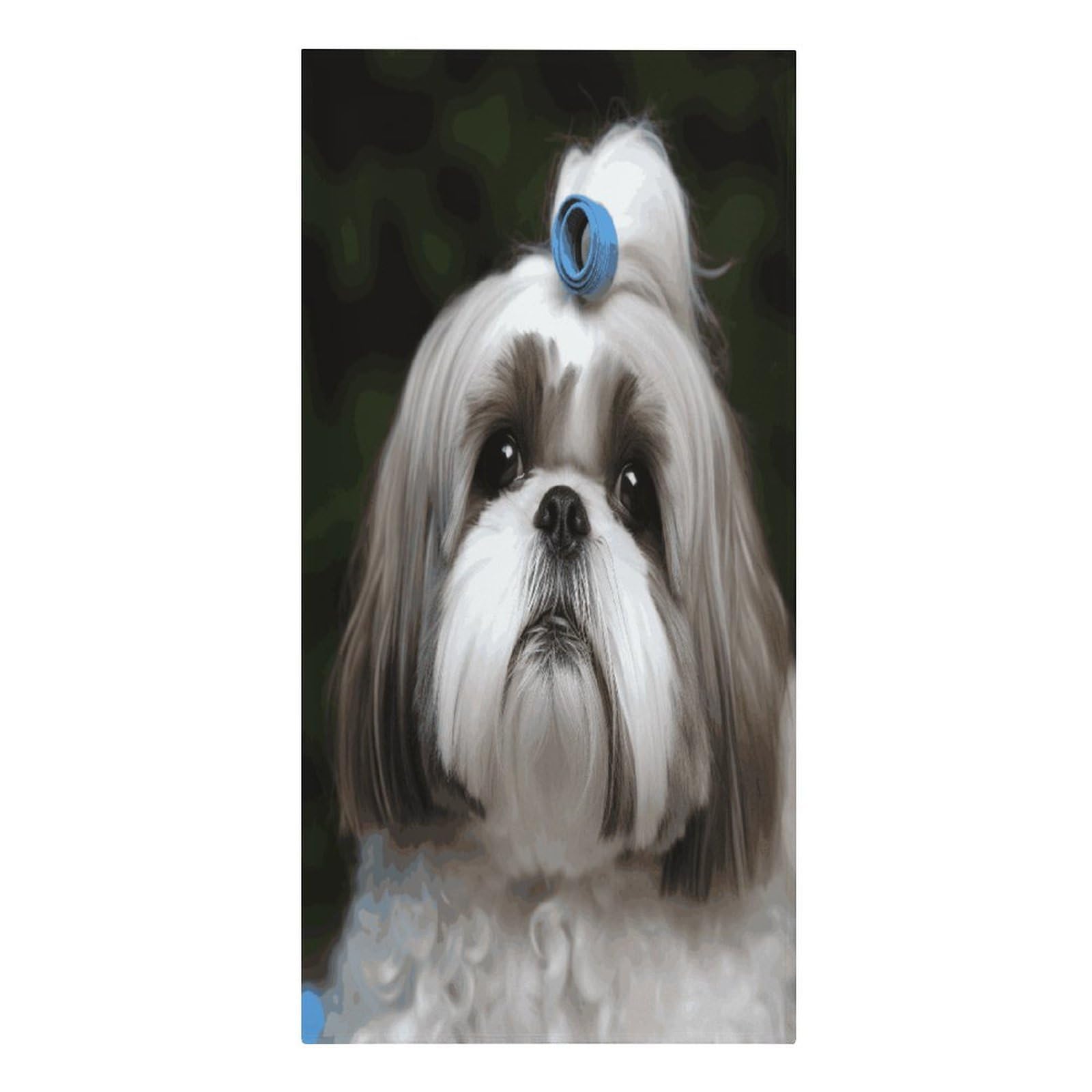 Adfgyerh Women's Style Shih Tzu Dog Microfiber Sand Free Towels Large Quick-Dry. Beach Towel For Swimming Pool Camping Beach .Beach Accessories， They Are Essential Accessories For Adults, And Men, Vacation Gift