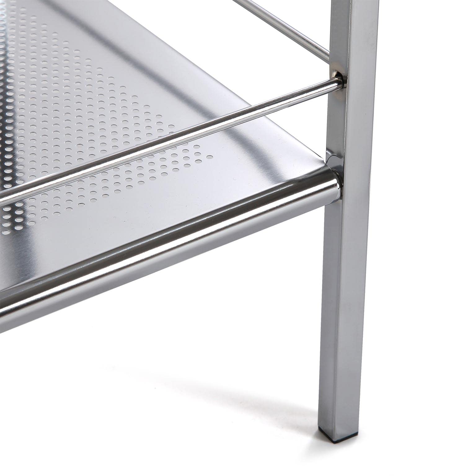 Versa Pompei Armoire De Salle De Bain, Commode Pour Organiser, Rangement Moderne, Marron Et Blanc 82x29x25cm 86343604