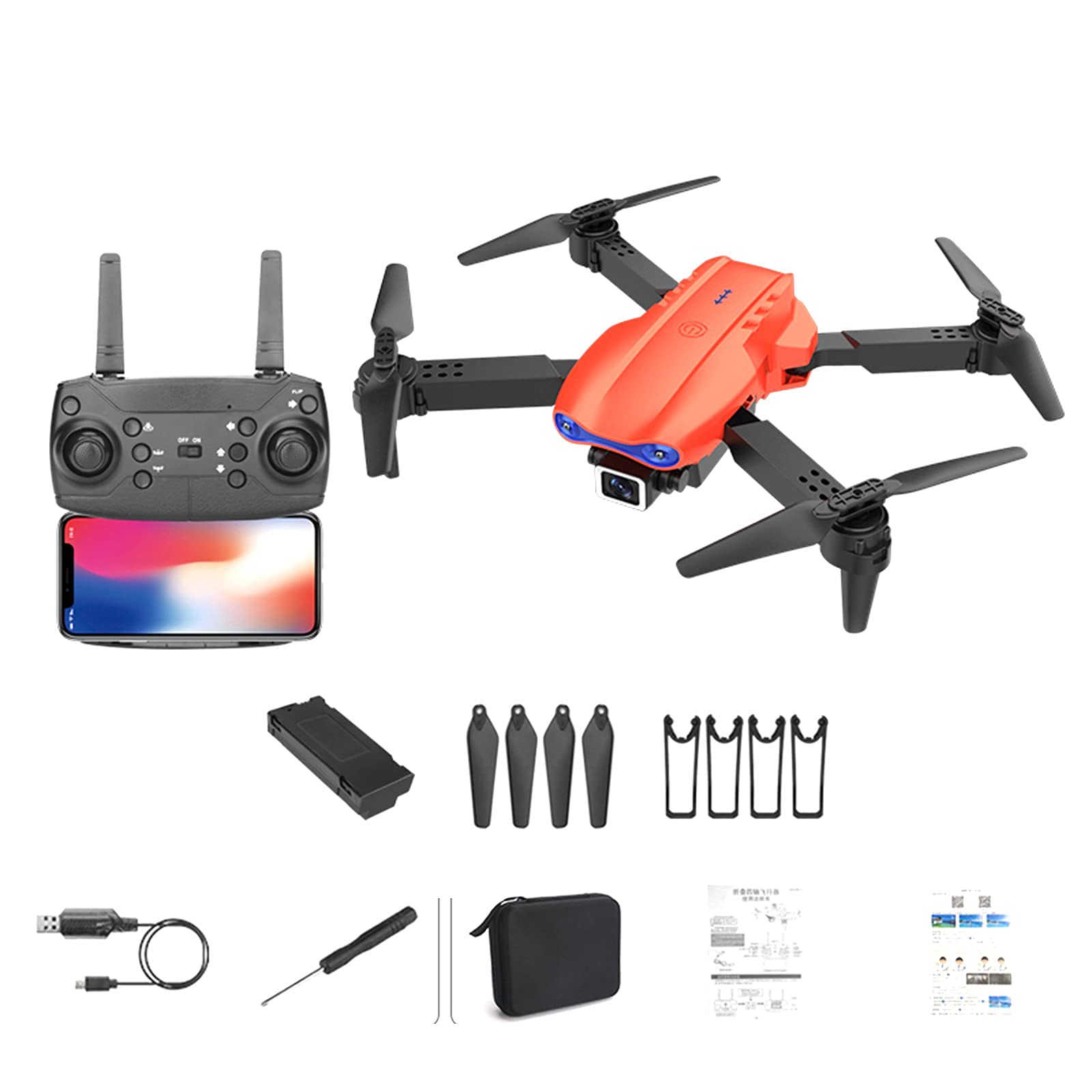 3D Tumbling SG108 Drone 4k HD with Camera 5G WiFi GPS Drone Brushless FPV  Drone RC 1KM,Real-Time Image Return, High-Definition Aerial Photography,