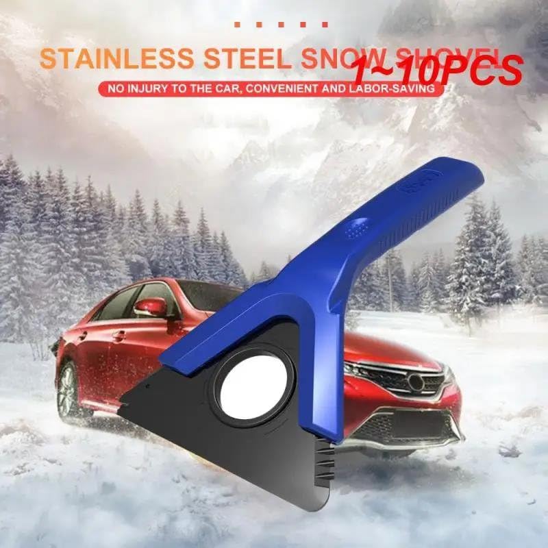 Sneeuwschraper 1~10PCS Multifunctionele Voorruit Ijskrabber Auto Voertuig Venster Glasssnow Removal Schop Ontdooien Artefact Koelkast Sneeuwschuivers (Color : Style A 10pcs