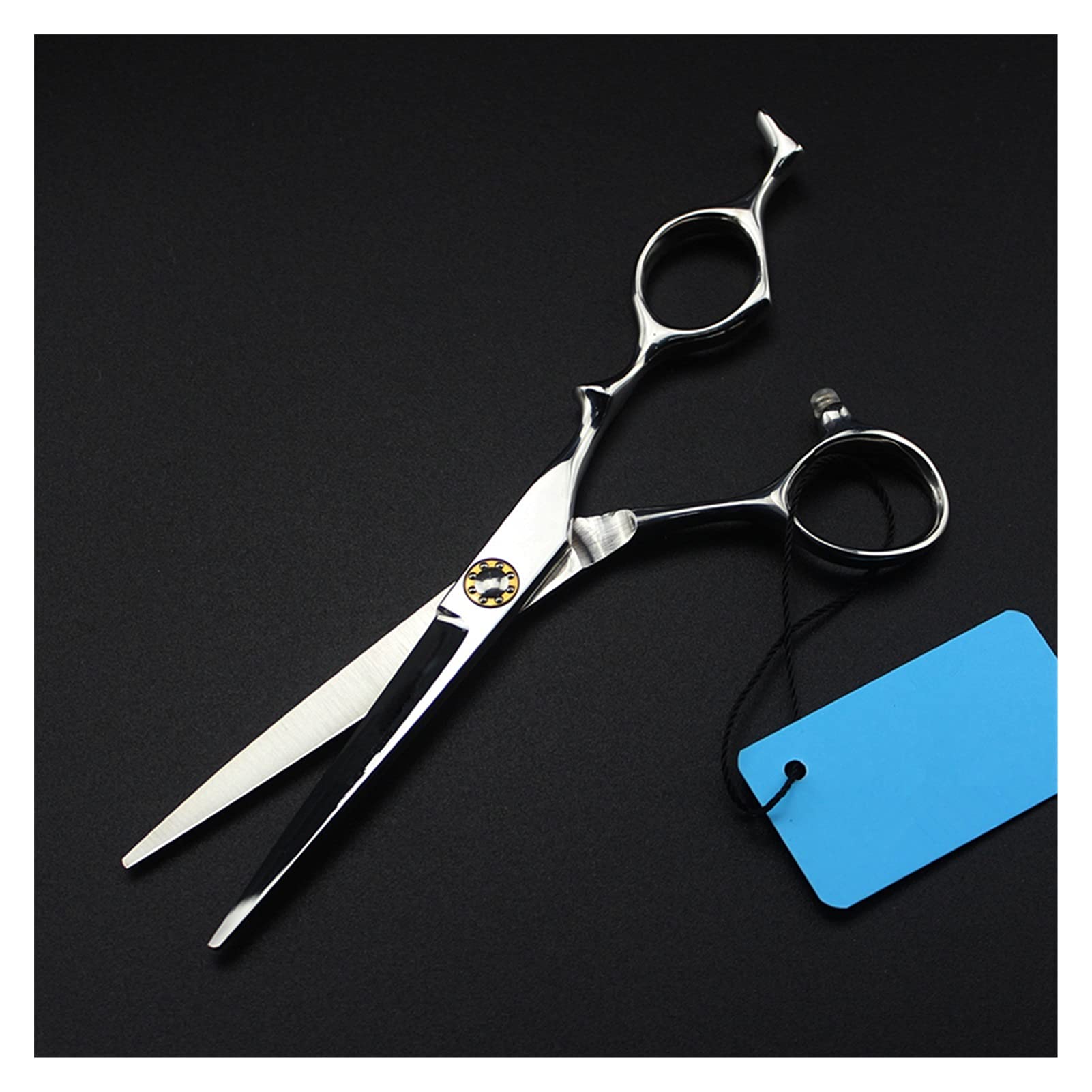 Forbici per Taglio Capelli 6 Pollici Acciaio Taglio Capelli, 6 Pollici Cuscinetto Argento, Parrucchiere, Kit Taglio Capelli Parrucchiere