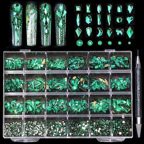 Diamantes de imitación de cristal planos para fijar fácilmente en manualidades y calzado 5