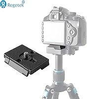 Vista 7 de Paquete de 2 placas de liberación rápida con tornillo de 1/4 "-20 para trípode de cámara Bogen 3157N Manfrotto 200PL-14 RC2