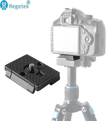 Miniatura 7 de Paquete de 2 placas de liberación rápida con tornillo de 14 "-20 para trípode de cámara Bogen 3157N Manfrotto 200PL-14 RC2 (BHQ2