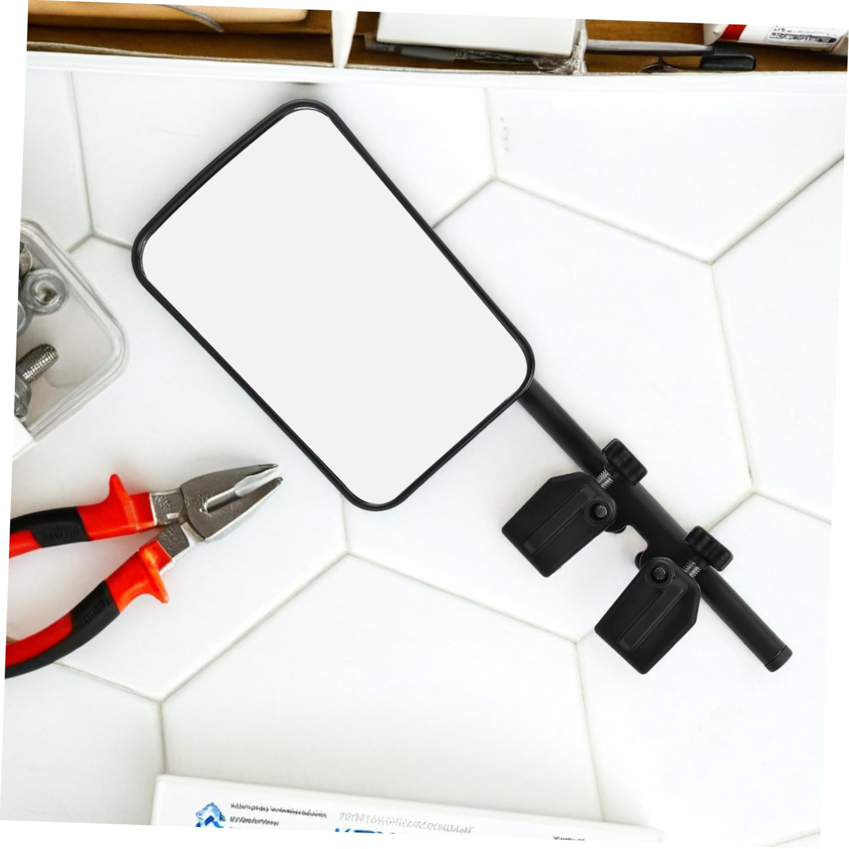 Retrovisores Paquete Autocaravanas Espejos Exteriores para Camionetas y Unidades de Diseño Ancho, Fácil Instalación, Material Pp y Abs 2 Seguro para Remolque