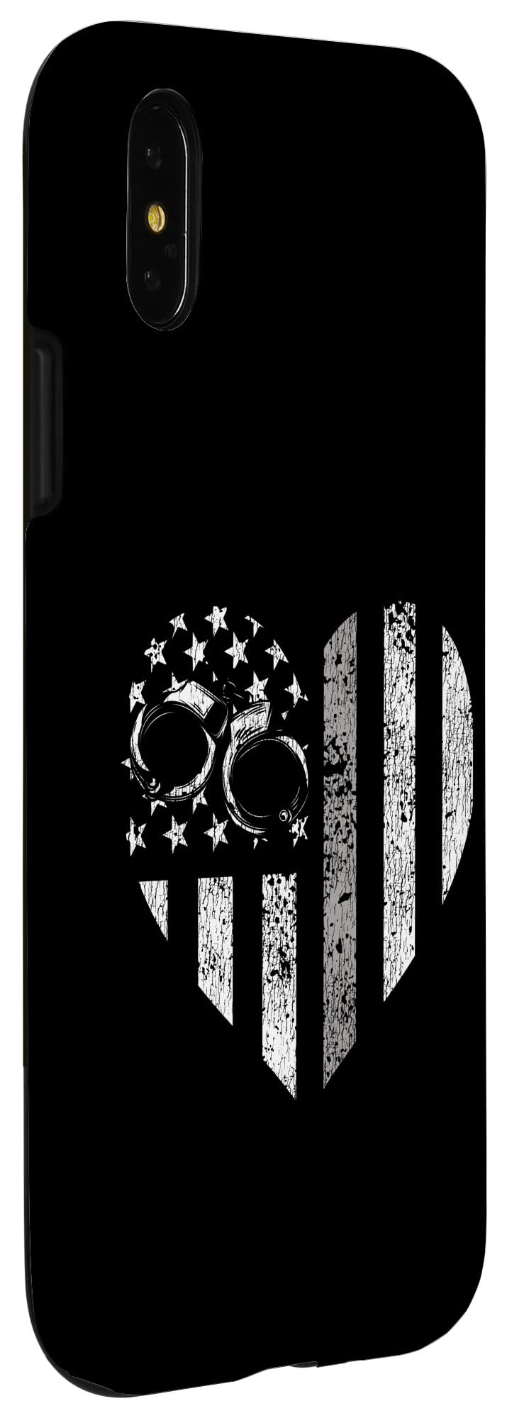 iPhone X/XS Correctional Officer Patriotic Heart Usa American Flag Case - Image 3