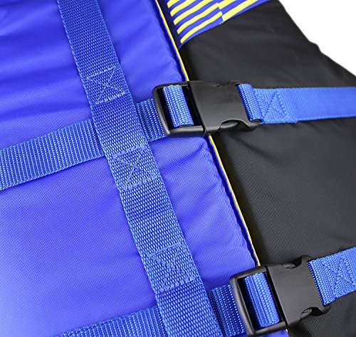 Stohlquist Fit Life Jacket/Personal Floatation Device, Blue/Black