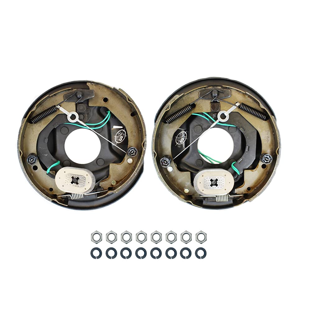 Southwest Wheel Pair 10" X 2 1/4" TruRyde Self-adjusting Electric Brakes with Hardware