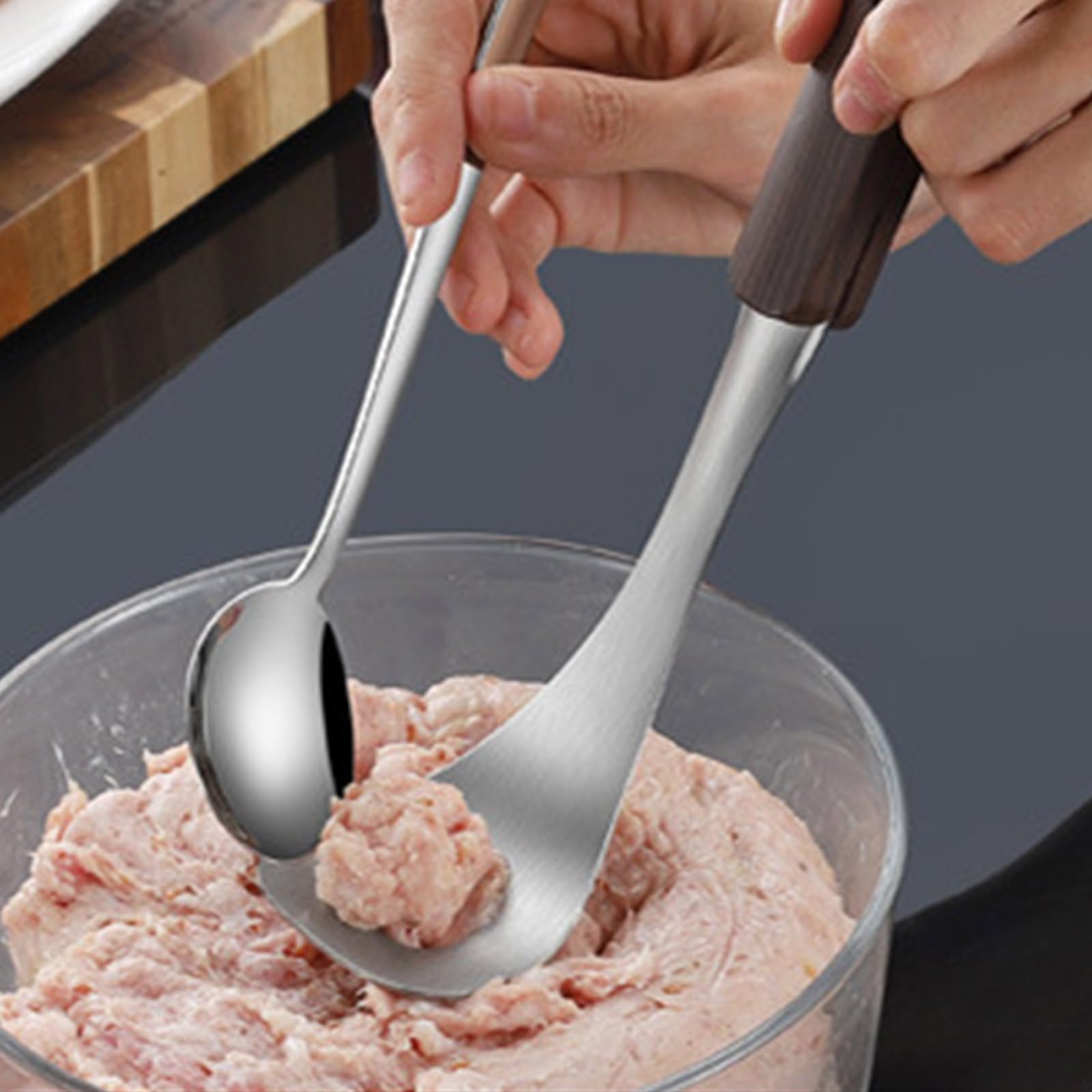 Fleischbällchen Löffel Edelstahl - Praktisches Werkzeug Für Perfekte Fleischbällchen