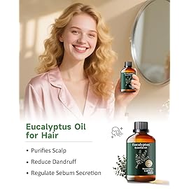 Pure Eucalyptus Essential Oil for Outdoor Shield, Patio & Garden Protection, Mumianhua Natural Spray Blends for Diffuser, Outdoor Freshness, Unwanted Distractions, Skin, Hair 3.38 Fl Oz