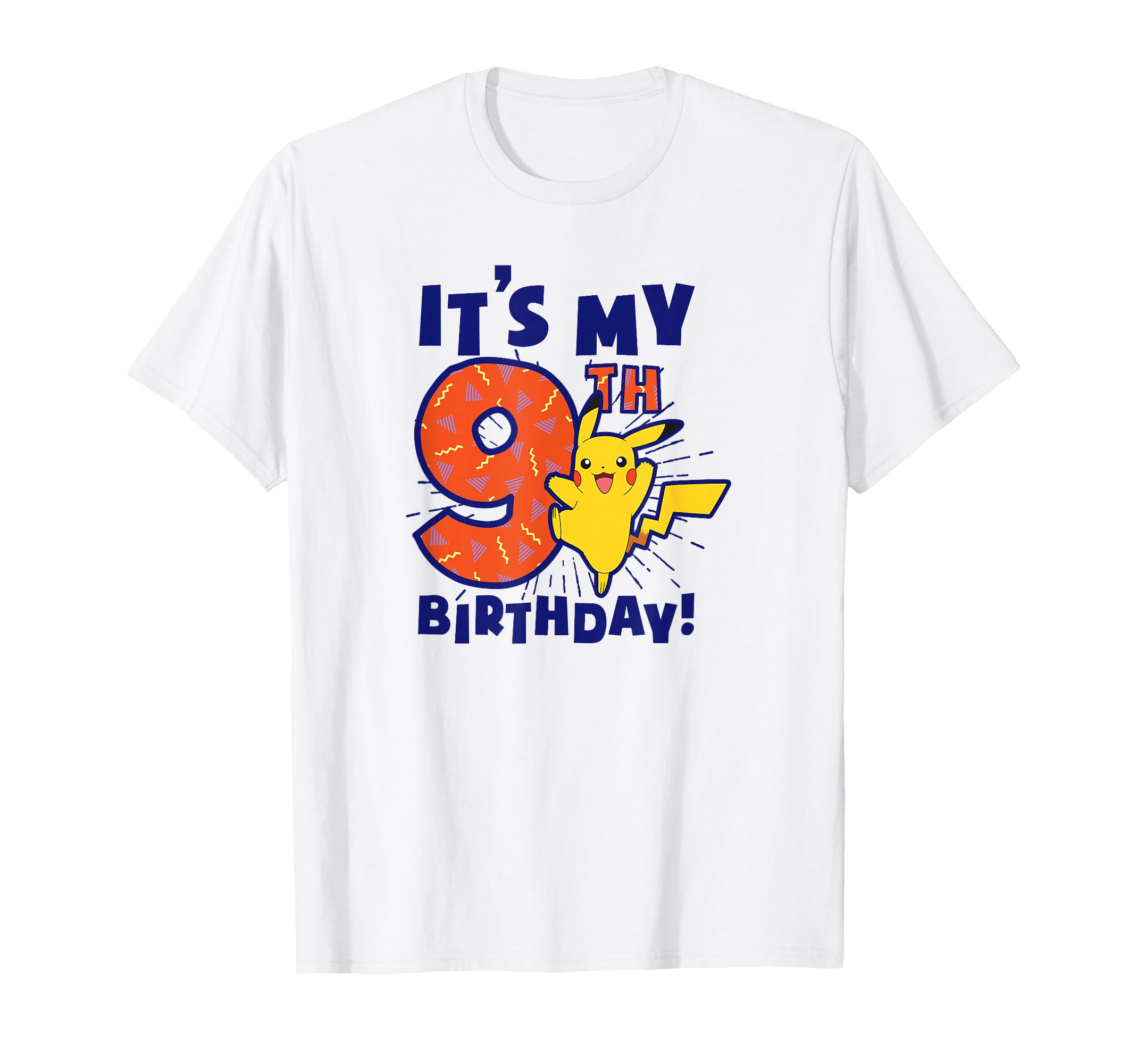 Pokémon Pikachu It's My 9th Birthday Awesome Celebration T-Shirt